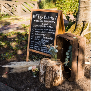 Groot krijtbord 