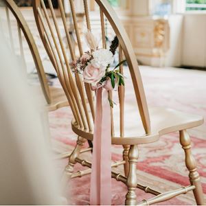 Spijlenstoelen goud - set van 2