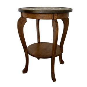Tekentafel rond moet gouden blad