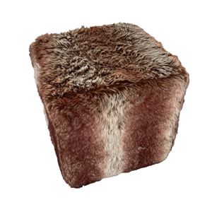 Poef vierkant fluffy