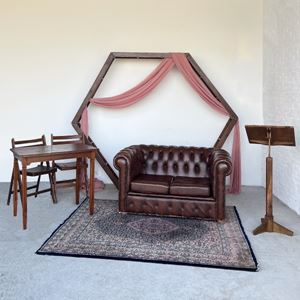 Vintage roze ceremonie