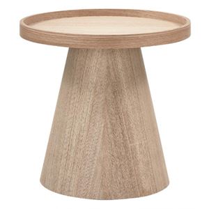 Bijzettafel hoog modern licht hout 