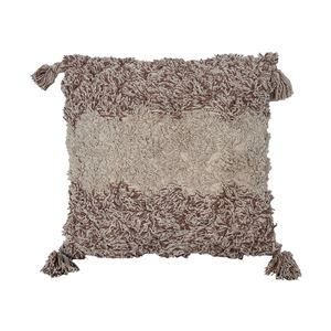 Kussen licht bruin franjes huren