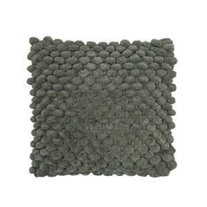 Kussen groene pompoms huren