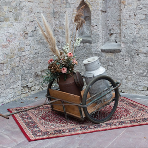 Oud karretje pallet