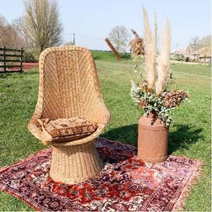 rotan stoel naturel bij Brisked huren