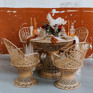 Rotan diner set