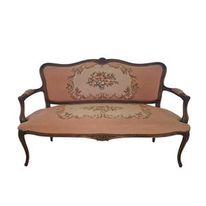 Bank bloemenprint roze Bank bloemenprint roze