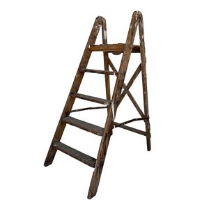 Decoratieve houten trap klein