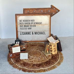 Welkomsthoekje vintage stylingsetting Welkomsthoekje vintage stylingsetting