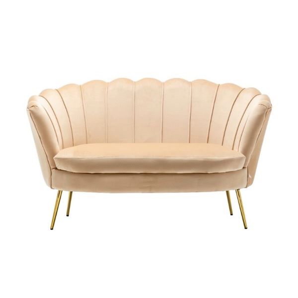 Bank velvet champagne 