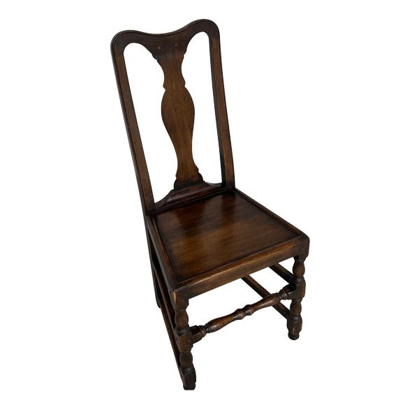 Huur donker houten stoel Stoel donker hout