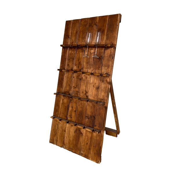 Kleine houten champagnemuur huren Champagne muur hout klein