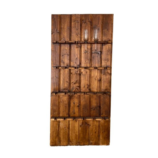 Kleine houten champagnewand huren Champagne muur hout klein