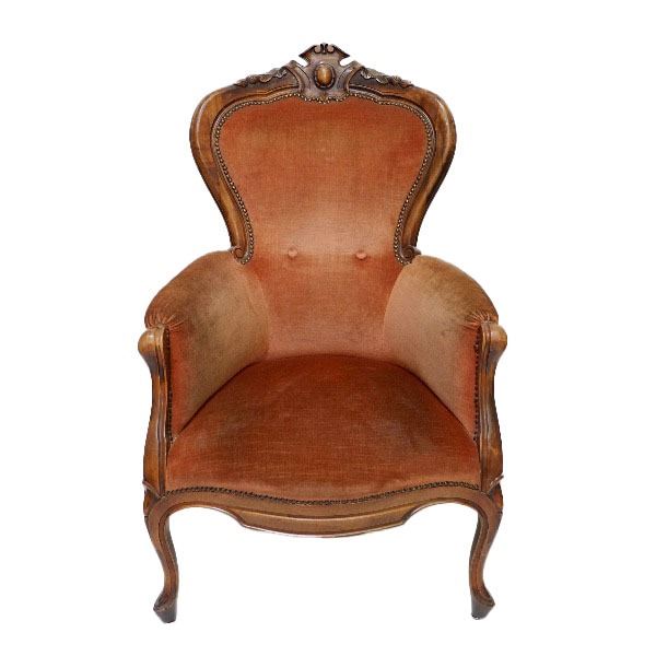 Stoel vintage terra