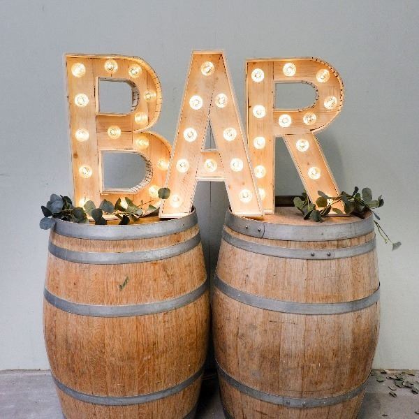 BAR lichtletters klein