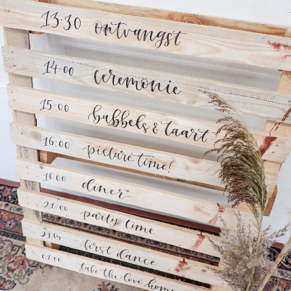 Dagprogramma pallet XXL
