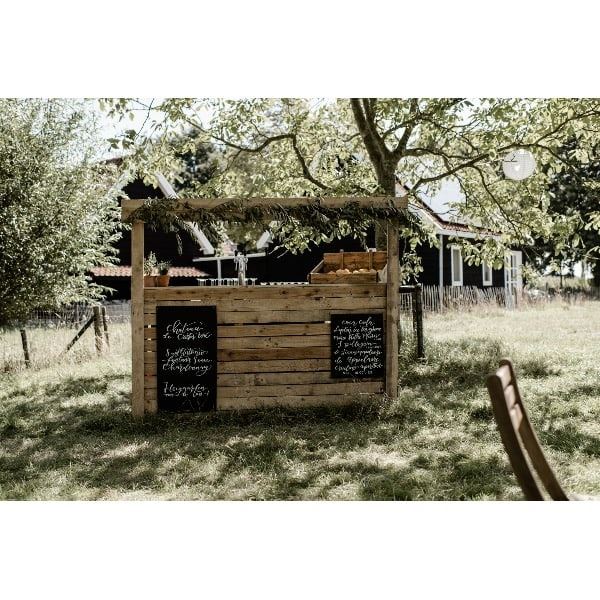 Bar licht hout groot Bar licht hout groot