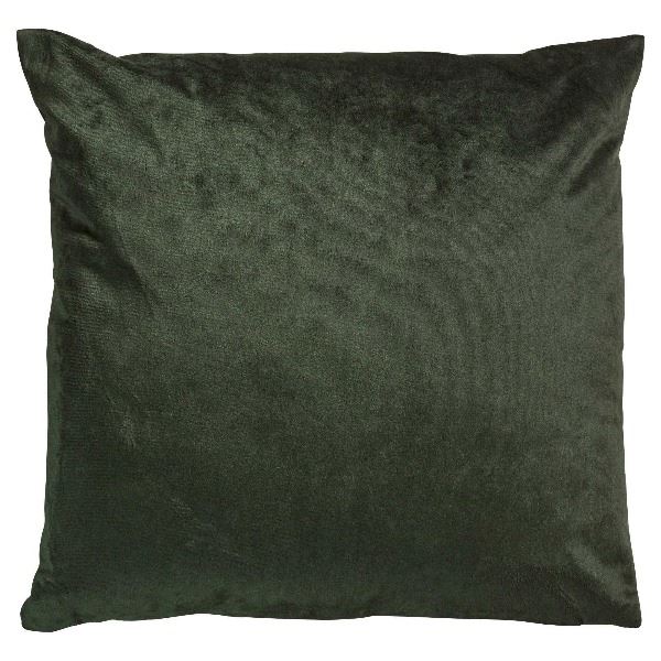 Kussen velvet donkergroen