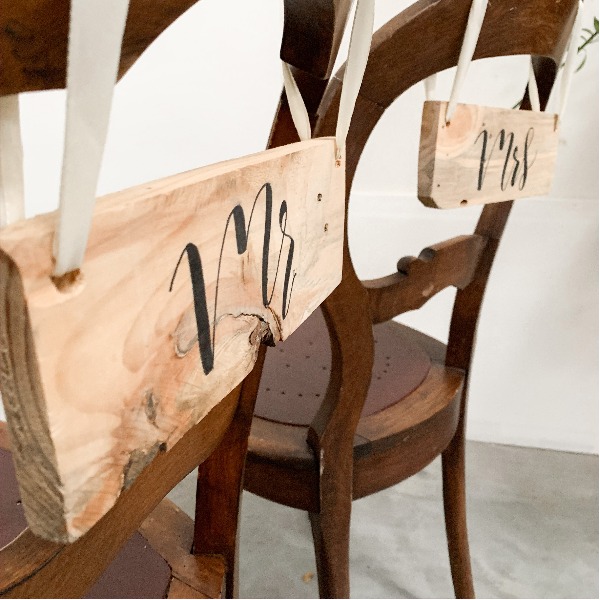 Blanke stoelhanger: Mrs