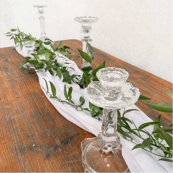 Kandelaar glas 