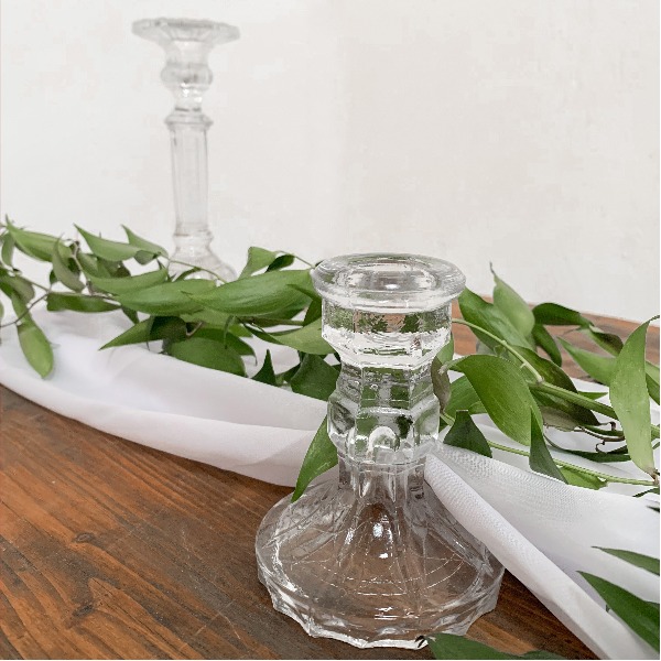 Kandelaar glas 