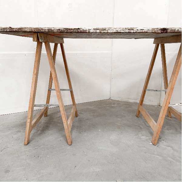 Schragen blank hout