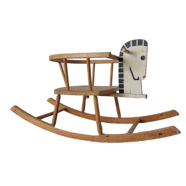 Kinder schommelstoel paard