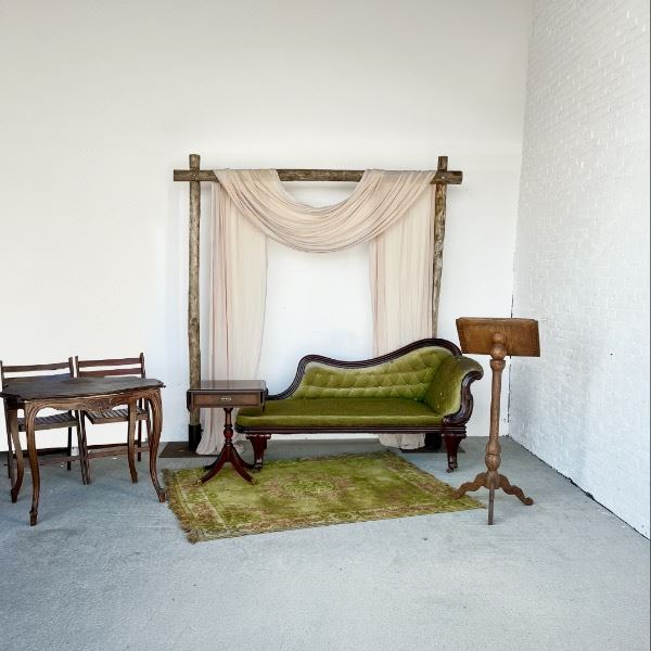 Vintage groene ceremonie