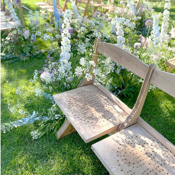 Houten kerkbank (5 personen)