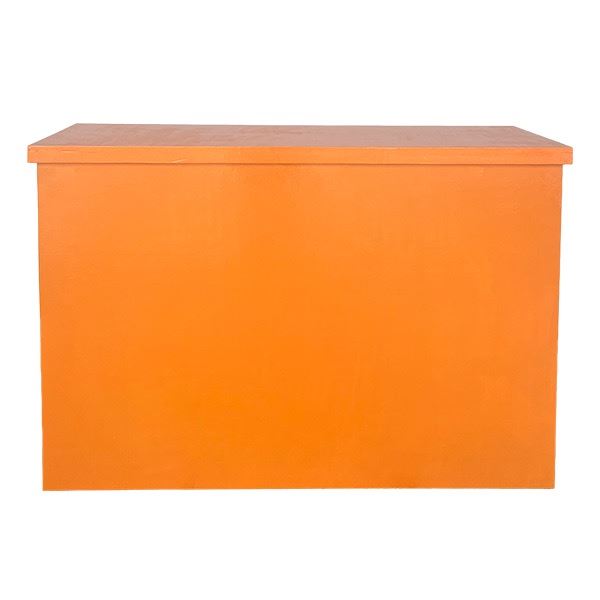 Oranje inklapbare bar huren