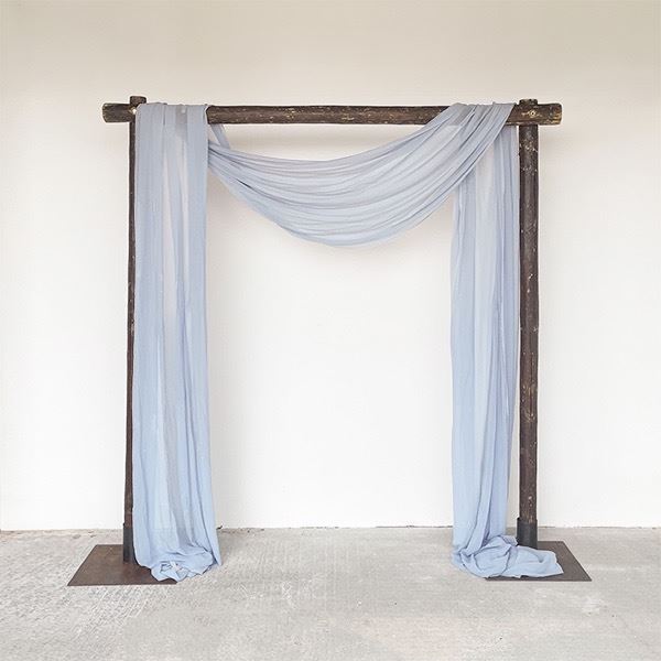Backdrop donker + dusty blue doek