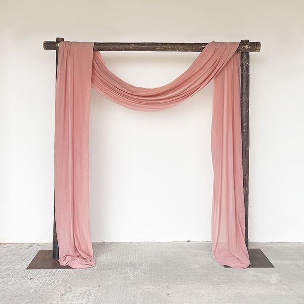 Backdrop donker + mauve doek