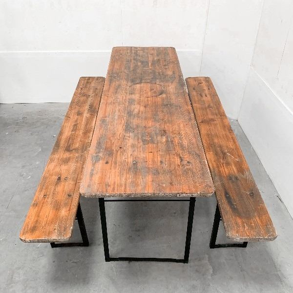 Biertafel + bankjes set