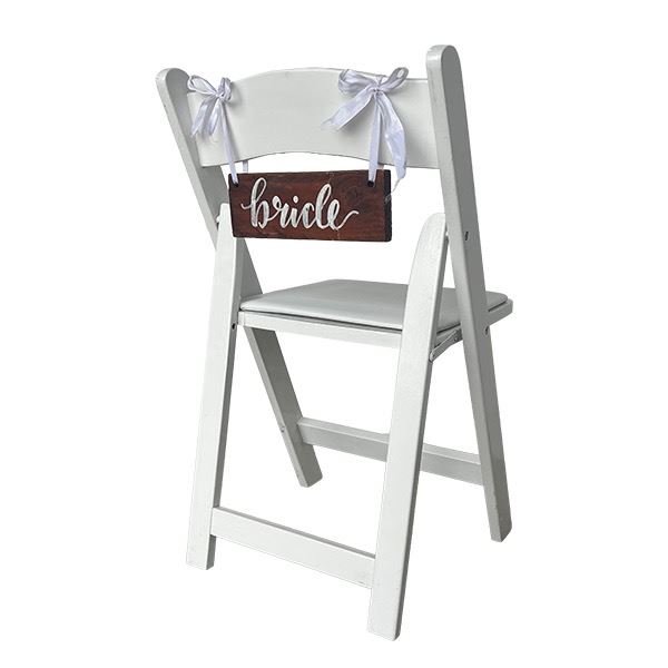 Gebeitste stoelhanger bride huren
