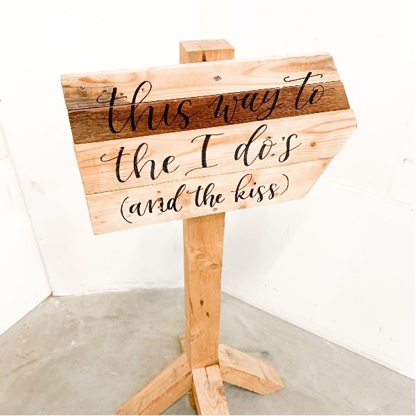 Bord – This way to the I do’s