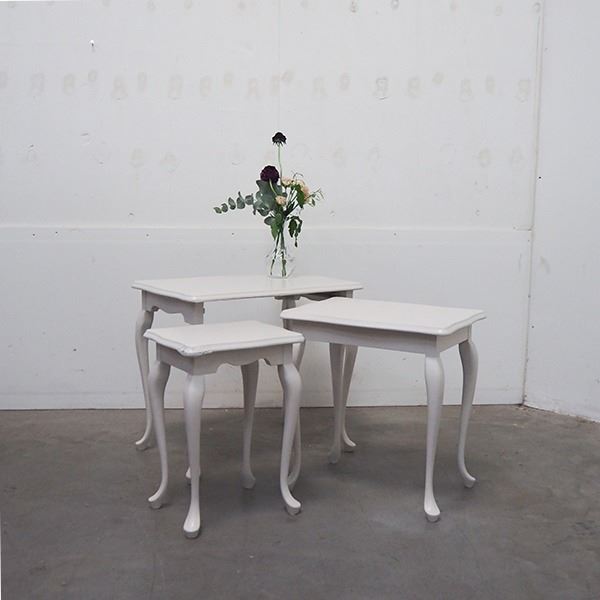 Bijzettafel zand - Set van 3
