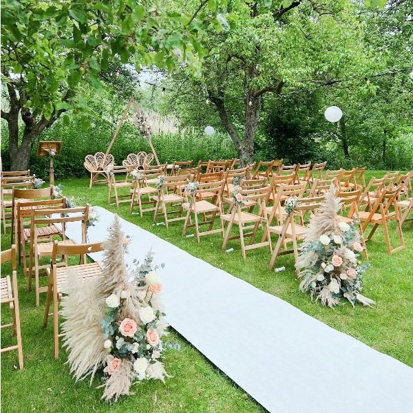 Witte loper per meter 