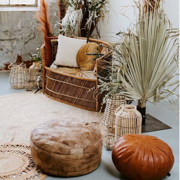 Tapijt jute 200cm