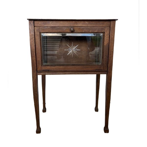 Bijzettafel met glas