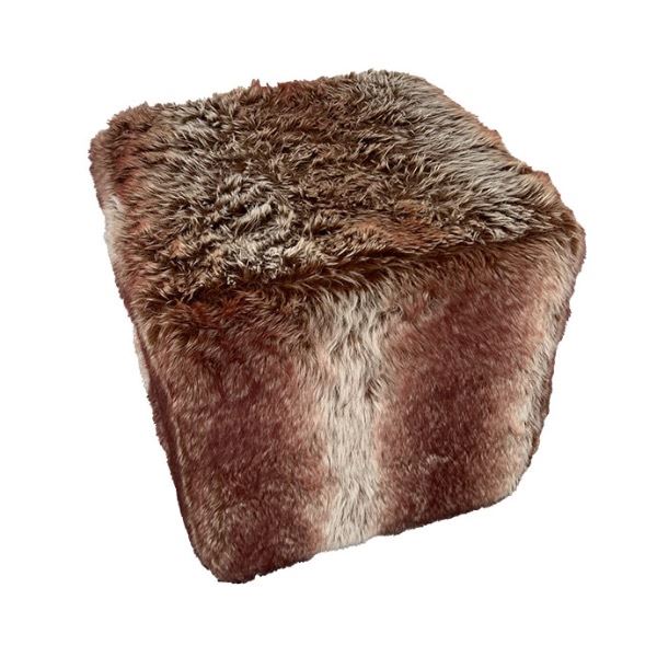 Poef vierkant fluffy