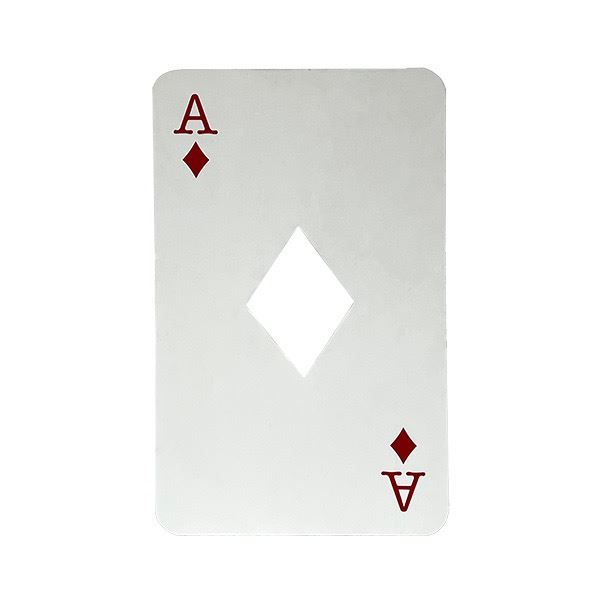 Speelkaart decoratie