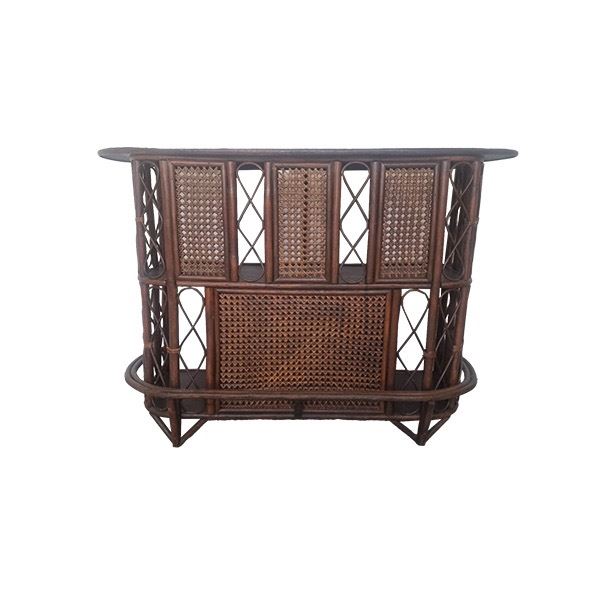 Vintage bar donker hout