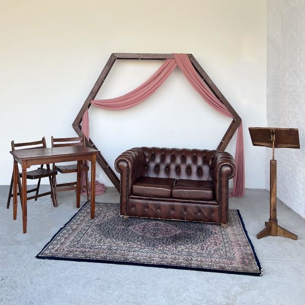 Vintage roze ceremonie