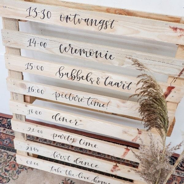 pallet dagprogramma huren bij Brisked