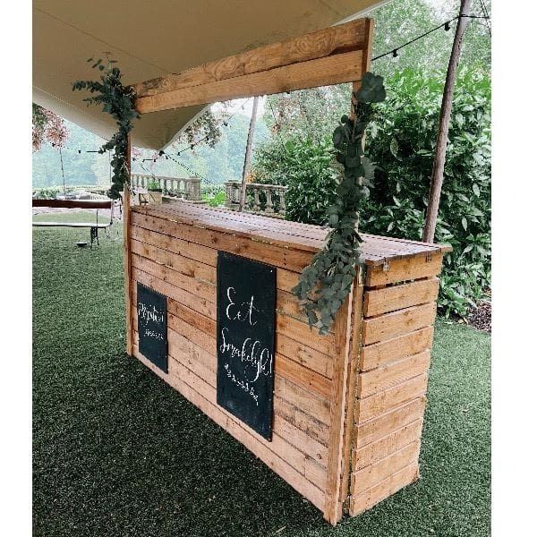 Bar licht hout groot Bar licht hout groot