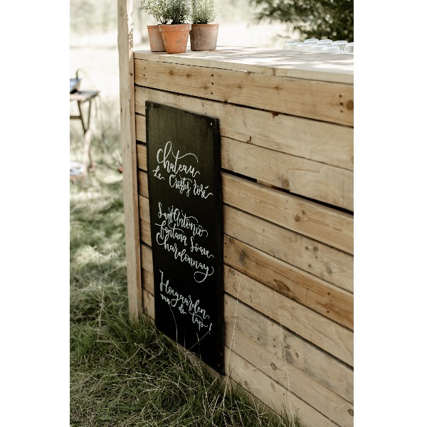 Bar licht hout groot 