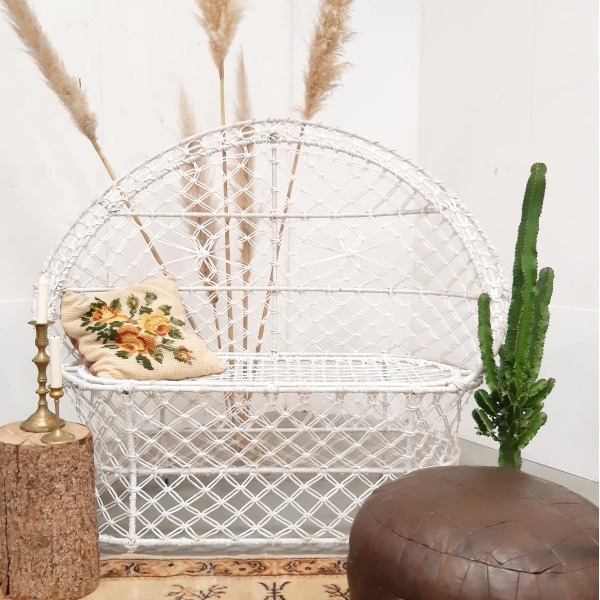 Macrame bankje