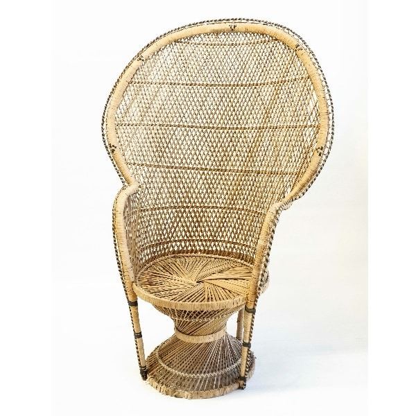 peacock chair (1) huren bij Brisked