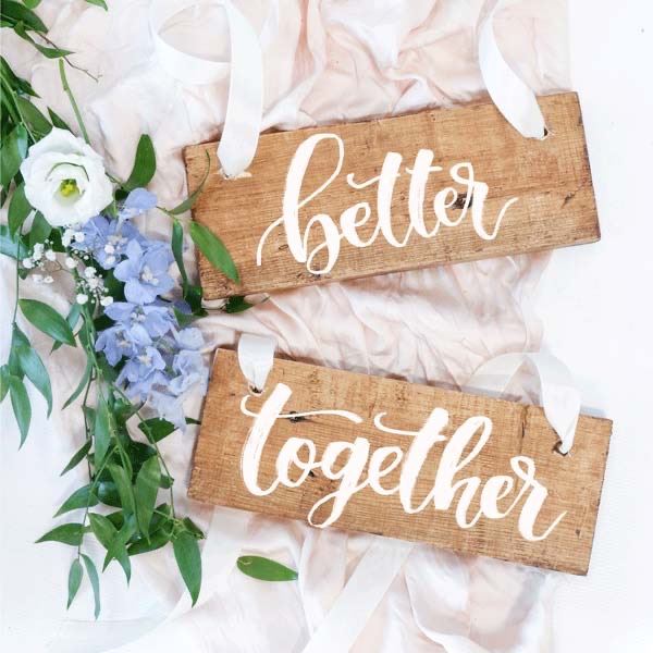 Gebeitste stoelhangers: Better Together